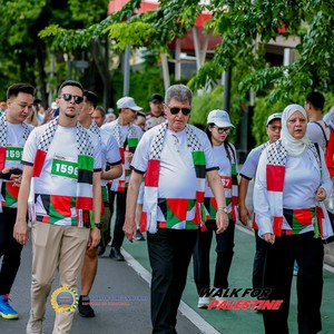 Race photo from WALK FOR PALESTINE