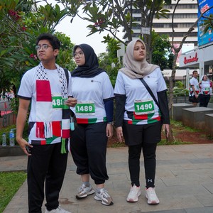 Race photo from WALK FOR PALESTINE