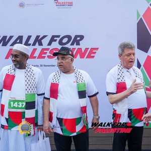 Race photo from WALK FOR PALESTINE