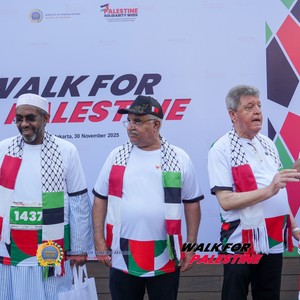Race photo from WALK FOR PALESTINE