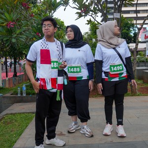 Race photo from WALK FOR PALESTINE