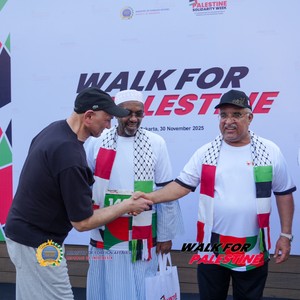 Race photo from WALK FOR PALESTINE