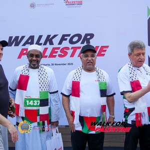 Race photo from WALK FOR PALESTINE