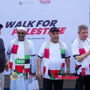 Race photo from WALK FOR PALESTINE