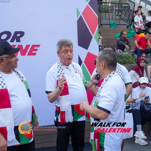 Race photo from WALK FOR PALESTINE