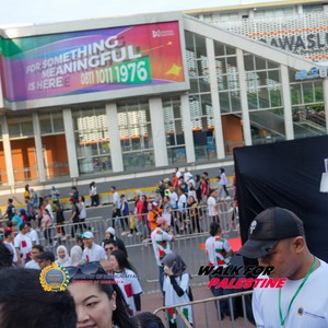 Race photo from WALK FOR PALESTINE