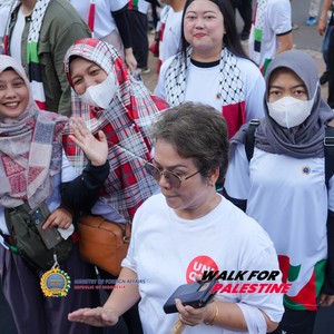 Race photo from WALK FOR PALESTINE