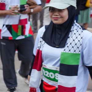 Race photo from WALK FOR PALESTINE