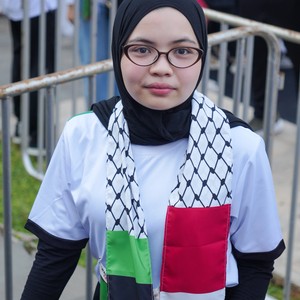 Race photo from WALK FOR PALESTINE