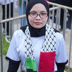 Race photo from WALK FOR PALESTINE