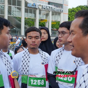 Race photo from WALK FOR PALESTINE