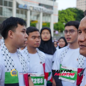Race photo from WALK FOR PALESTINE