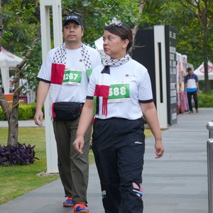Race photo from WALK FOR PALESTINE