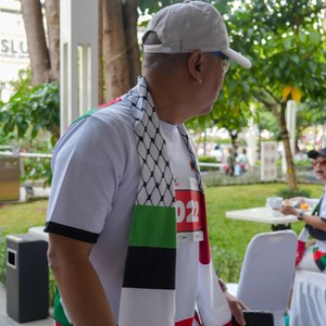 Race photo from WALK FOR PALESTINE