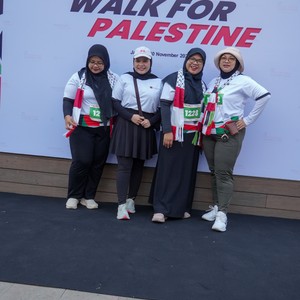 Race photo from WALK FOR PALESTINE