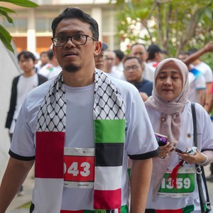 Race photo from WALK FOR PALESTINE