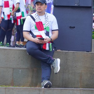Race photo from WALK FOR PALESTINE