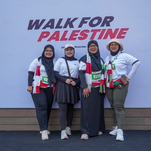 Race photo from WALK FOR PALESTINE