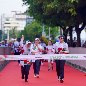 Race photo from WALK FOR PALESTINE
