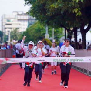 Race photo from WALK FOR PALESTINE