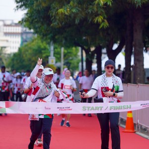 Race photo from WALK FOR PALESTINE