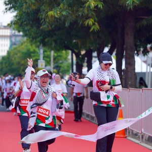 Race photo from WALK FOR PALESTINE