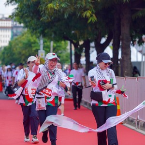 Race photo from WALK FOR PALESTINE