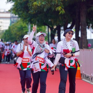 Race photo from WALK FOR PALESTINE