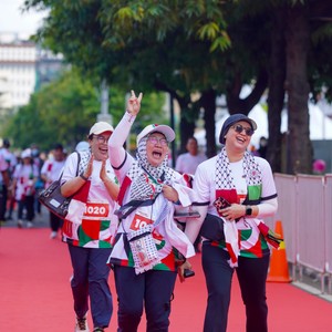 Race photo from WALK FOR PALESTINE