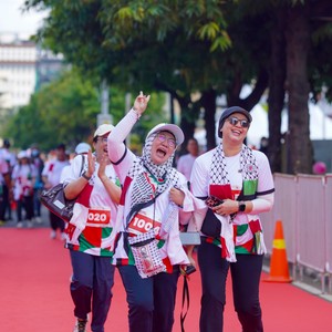 Race photo from WALK FOR PALESTINE