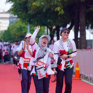 Race photo from WALK FOR PALESTINE