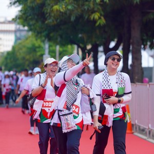 Race photo from WALK FOR PALESTINE