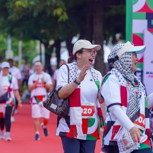 Race photo from WALK FOR PALESTINE