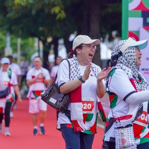 Race photo from WALK FOR PALESTINE