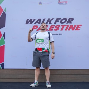 Race photo from WALK FOR PALESTINE