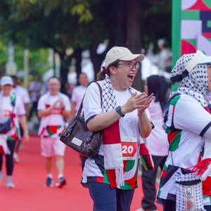 Race photo from WALK FOR PALESTINE