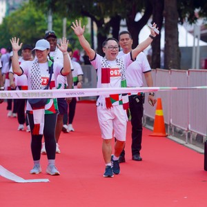 Race photo from WALK FOR PALESTINE