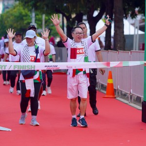 Race photo from WALK FOR PALESTINE