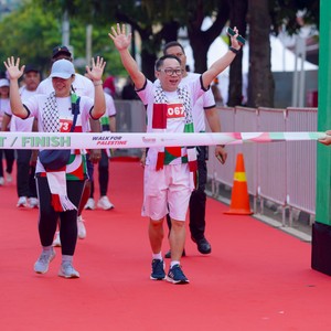 Race photo from WALK FOR PALESTINE