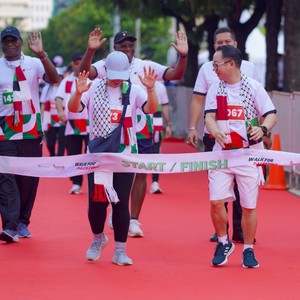 Race photo from WALK FOR PALESTINE