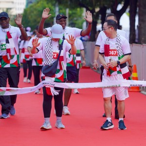 Race photo from WALK FOR PALESTINE