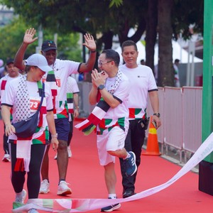 Race photo from WALK FOR PALESTINE