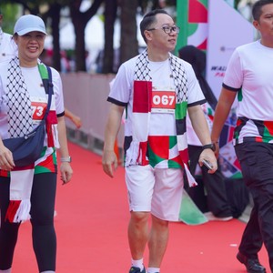 Race photo from WALK FOR PALESTINE