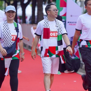 Race photo from WALK FOR PALESTINE
