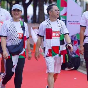 Race photo from WALK FOR PALESTINE