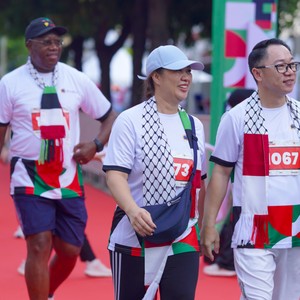 Race photo from WALK FOR PALESTINE