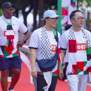 Race photo from WALK FOR PALESTINE