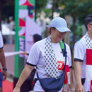 Race photo from WALK FOR PALESTINE