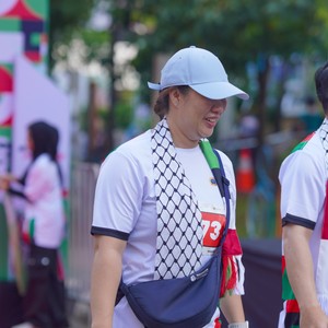 Race photo from WALK FOR PALESTINE