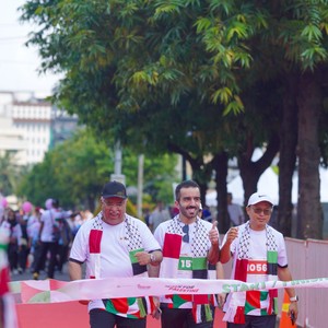 Race photo from WALK FOR PALESTINE
